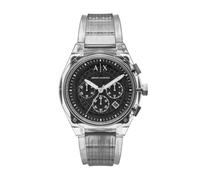 Armani Exchange Herren Analog Quarz Uhr mit Polyurethan Armband AX4167