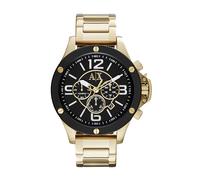 Armani Exchange Watch For Men, Quartz Chronograph movement and 48mm Case Size with Stainless steel strap