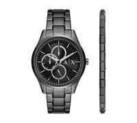 Multifunktionsuhr ARMANI EXCHANGE Armbanduhren schwarz Herren Quarzuhren ideal auch als Geschenk (25053569-0)