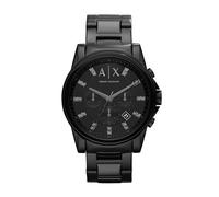 Armani Exchange Watch for Men, Quarz-Chronograph und 45 mm Gehäusegröße mit Edelstahlarmband