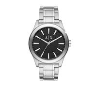 Armani Exchange Watch for Men, Quarz-Chronographenwerk und 45mm Gehäusegröße mit Lederarmband