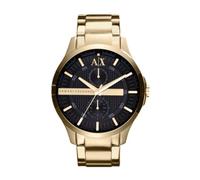 Armani Exchange Watch For Men, Quarz-Multifunktionswerk und 44mm Gehäusegröße mit Edelstahlarmband
