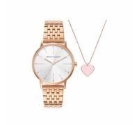 Quarzuhr ARMANI EXCHANGE "AX7145SET" Armbanduhren rosegold (roségoldfarben) Damen Quarzuhren ideal auch als Geschenk (39902024-0)