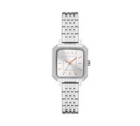 Armani Exchange Watch for Women, Quarz Dreizeigeruhrwerk und 27 mm Gehäusegröße mit Edelstahlarmband
