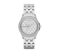 Armani Exchange Watch For Women, Quarz-Dreizeigerwerk und 36mm Gehäusegröße mit Edelstahlarmband
