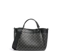 Armani Exchange Wave Monogram M Handtasche schwarz, Lederimitat, Damen