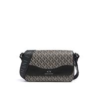 Armani Exchange Wave Monogram Umhängetasche braun/schwarz, Lederimitat, Damen