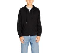 Armani Exchange Men's The Grid, Sustainable, Logo Tape Hooded Sweatshirt Black,S