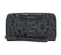 Armani Exchange Liz Patent Geldbörse schwarz, Lederimitat, Damen