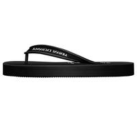 Armani Exchange Woman's Cooper, Essential, Printed logo,Flip-Flop Black+ op. white,38