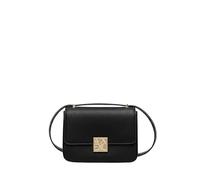 Armani Exchange, Women's Amy, sustainable, gold logo plate, Crossbody bag, Black, One size