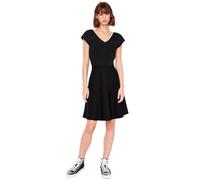 Armani Exchange Women's Essential, Silver Logo Casual Dress, Black, X-Klein