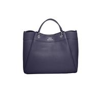 Armani Exchange Women's Essential, Wave, front logo shopping bag, Blue, one size