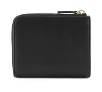 Armani Exchange Women's Jodie, Sustainable, Gold Metal Logo Bi-Fold Wallet, Black, One Size