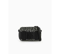 Armani Exchange Umhängetasche beige/schwarz, Lederimitat, Damen