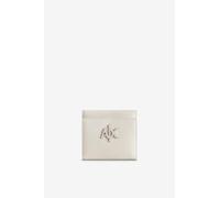 Armani Exchange Women's Melrose, Embossed Logo,Bi-Fold Wallet,White,One Size