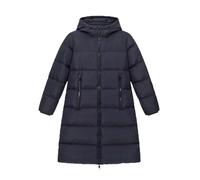 Armani Exchange Women's Padded Adjustable Collar Side Logo Patch, Jacket, Blue, L