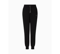 Armani Exchange Women's Side Logo Cuffed Leg Relaxed fit, Sweatsuit, Black, XL
