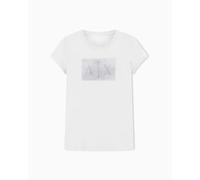 Armani Exchange Women's Side Signed Logo Polo Shirt, White, XS