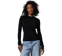 Armani Exchange Women's Sustainable, Long Sleeve Slim fit, Sweater, Black, M