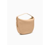 Armani Exchange, Women's Susy soft, sustainable, tone on tone logo, Hobo bag, Beige, One size