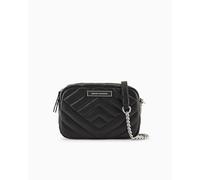 Armani Exchange Victoria Umhängetasche schwarz, Lederimitat, Damen