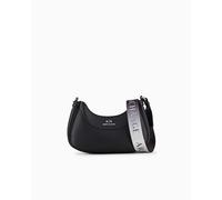 Armani Exchange Women's Wave Small Hobo Bag, Nero