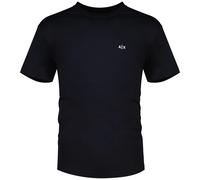 Armani Exchange T-Shirt XM001568_AF10358 Essential Kurzarm Monogram-Logo Herren Blau XL 1er Pack