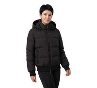 Armani Exchange Damen Icon Project Logo Patch Kurze Länge Jacke Schwarz M, Schwarz, 38