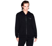 AX ARMANI EXCHANGE Damen Sweatjacke - Reißverschluss, Kapuze, Logo Schwarz/Gold S
