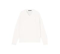ARMANI EXCHANGE Strickpullover mit V-Ausschnitt in Offwhite, Größe XS