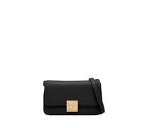 Armani Exchange Clutch Amy - nachhaltig, goldene Logoplatte - Schwarz, Einheitsgröße