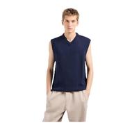 Armani ExchangeMen's The Urban Expedition, Sustainable, Logo tab Sweater Vest Navy,S