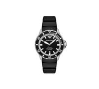 Emporio Armani Herren Analog Automatik Uhr mit Silikon Armband AR60078