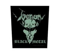 armardi Venom Rückenaufnäher Black Metal, 1 Stück, 29,5 cm x 36 cm, Heavy Metal Musik Patch