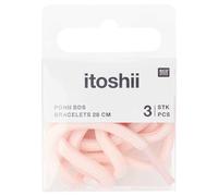 Armbänder 3er Set, Itoshii Ponii, Schnürsenkel-Style, 28 cm (Rosa)