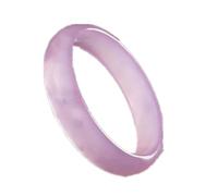 Armbänder, Jade-Armreif für Frauen, Glücksschmuck aus rosa Chalcedon-Achat-Stein