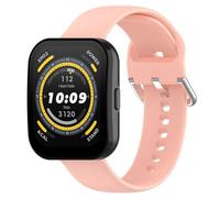 Armbänder Kompatibel mit Amazfit Bip 5 Armband, Ersatz Armband aus Silikon Sportarmband für Amazfit Bip 5 Uhrenarmband für Damen Männer (Pink, One Size)