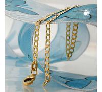 Armband 2,6mm Weitpanzer 14Kt GOLD 19cm