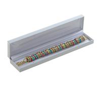 Armband 21 cm Aluminium eloxiert goldfarbenes Schmuckarmband - ideal als Geschenk