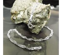 Armband 2mm Singapurkette Silber 925 19cm