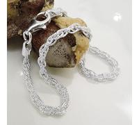 Armband 3mm Doppelankerkette Silber 925 19cm