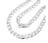 Armband 4,6mm Panzerkette flach mit Muster Silber 925 19cm