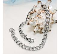 Armband 5,4mm Flachpanzerkette Edelstahl 21cm