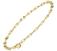 Armband 585 Gold Gelbgold 19 cm Goldarmband Karabiner