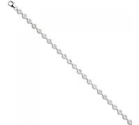 Armband 585 Gold Weißgold 27 Diamanten Brillanten 0,85ct. 18 cm Tennisarmband