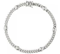 Armband 585 Gold Weißgold 6 Diamanten Brillanten 0,30ct. 19 cm Weißgoldarmband