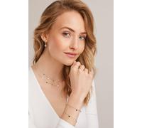 Armband 925 Silber rhodiniert Anhänger Kleeblatt 41184957694046