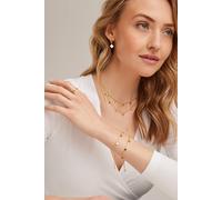 Armband 925 Silber vergoldet Anhänger Plättchen 41184955695198