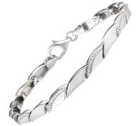 Armband 925 Sterling Silber 80 Zirkonia 19 cm Silberarmband